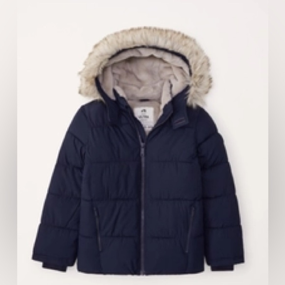 Abercrombie & Fitch a&f ultra puffer NAVY 9/10